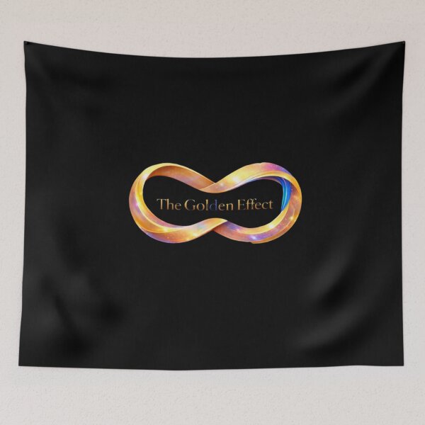 Item preview, The Golden Effect Infinity Loop Galaxy Sparkle Luxury Abstract Cosmic Art designed and sold by Chaya Reid.