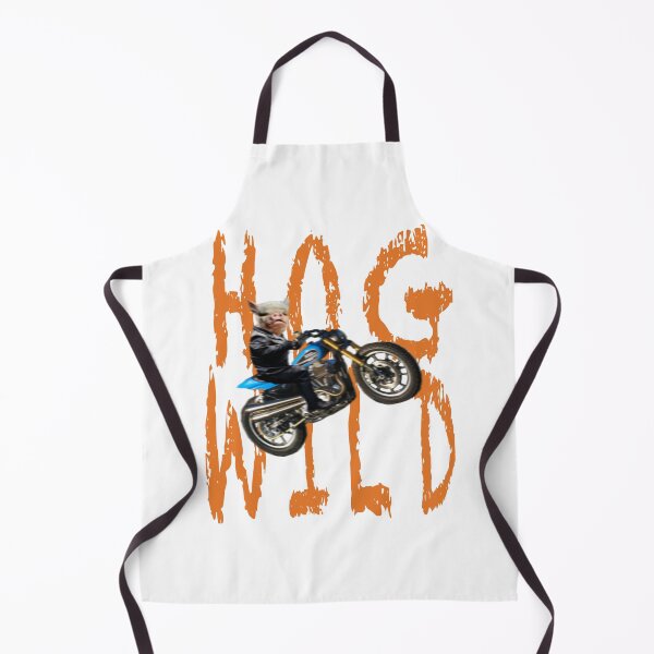 Item preview, HOG WILD, HogMan riding a wheelie on an American Motorbike designed and sold by Whisnant Digital.