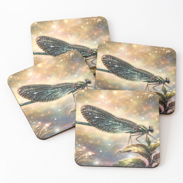 Item preview, Glittering Dragonfly in Dreamlike Setting designed and sold by cuprum.