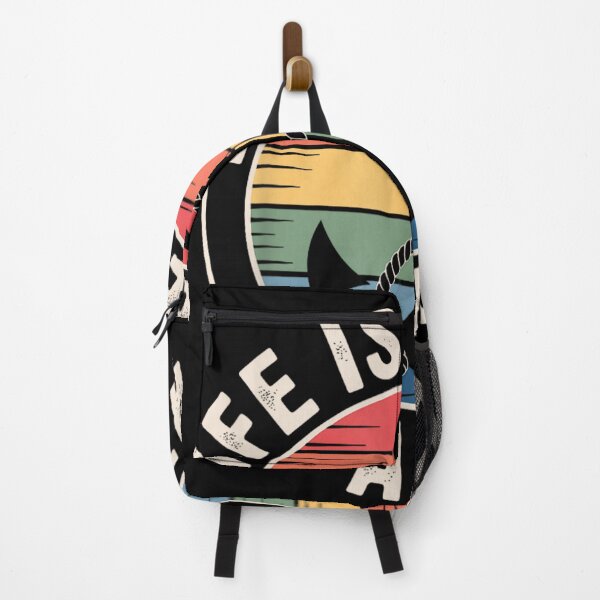 Item preview, Life Is Better On A Boat Retro Sunset Anchor Nautical Sailing Design designed and sold by Chaya Reid.