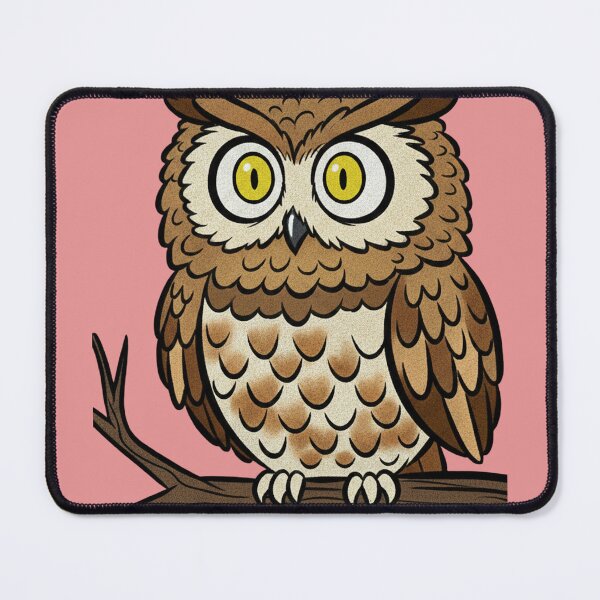 Item preview, Wise Owl Illustration on a Branch designed and sold by GanethViolette0.