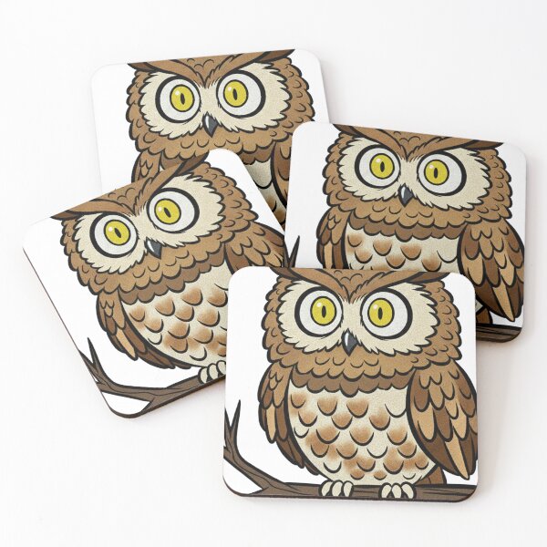 Item preview, Wise Owl Illustration on a Branch designed and sold by GanethViolette0.