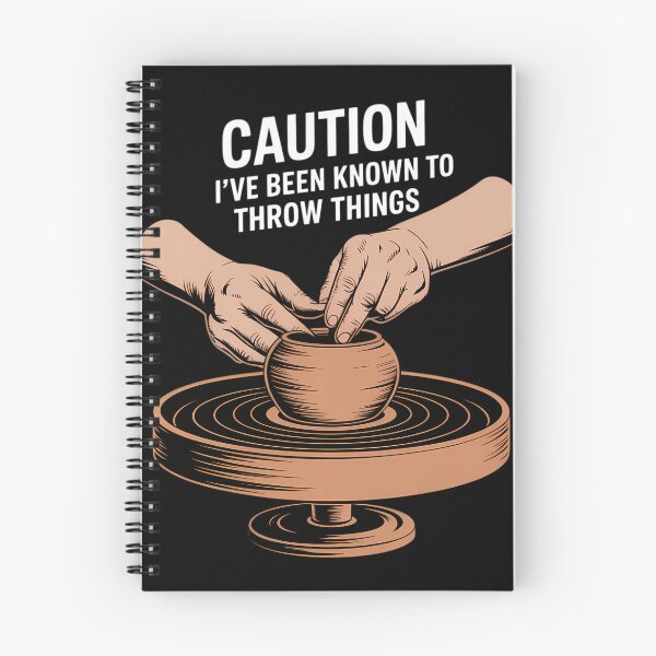 Item preview, Caution I_ve Been Known to Throw Things, Pottery designed and sold by comptorasunfia.