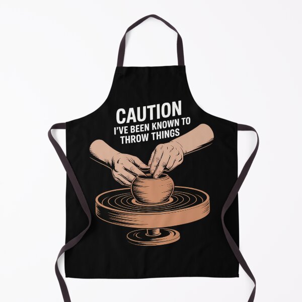 Item preview, Caution I_ve Been Known to Throw Things, Pottery designed and sold by comptorasunfia.
