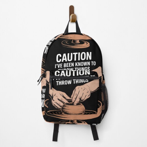 Item preview, Caution I_ve Been Known to Throw Things, Pottery designed and sold by comptorasunfia.