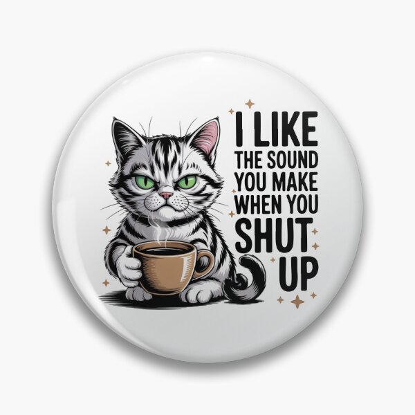Item preview, Funny Sarcastic Cat Design designed and sold by Belartee.