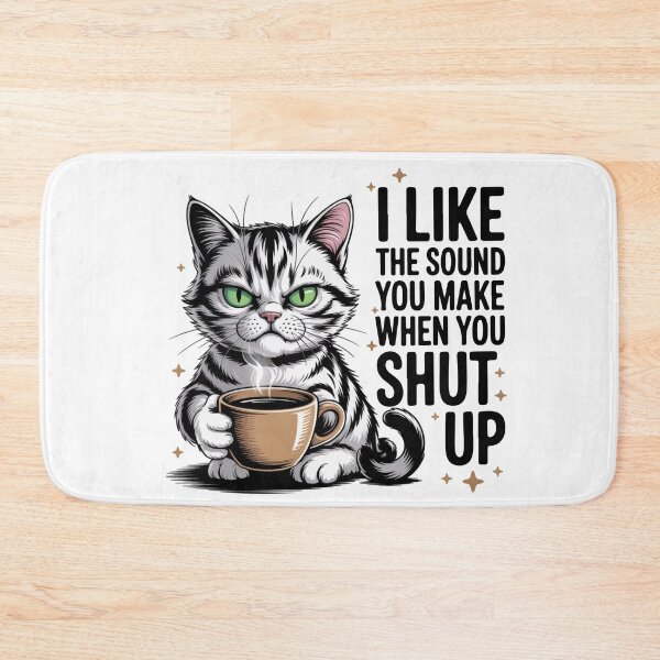 Item preview, Funny Sarcastic Cat Design designed and sold by Belartee.