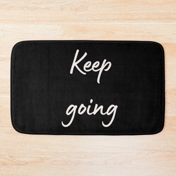 Item preview, Keep Going Minimalist Script Mental Health Motivational Quote Minimal Aesthetic designed and sold by Chaya Reid.