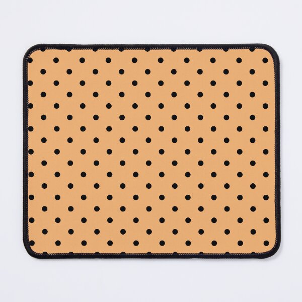 Item preview, Pastel yellow and Black Polka dot pattern designed and sold by RishabhArts1.