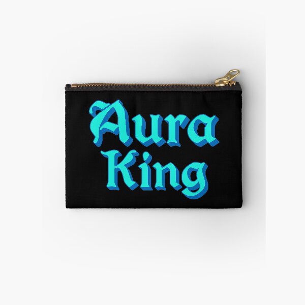 Item preview, Aura King in Blue Medieval Typography designed and sold by Memes N Lore .