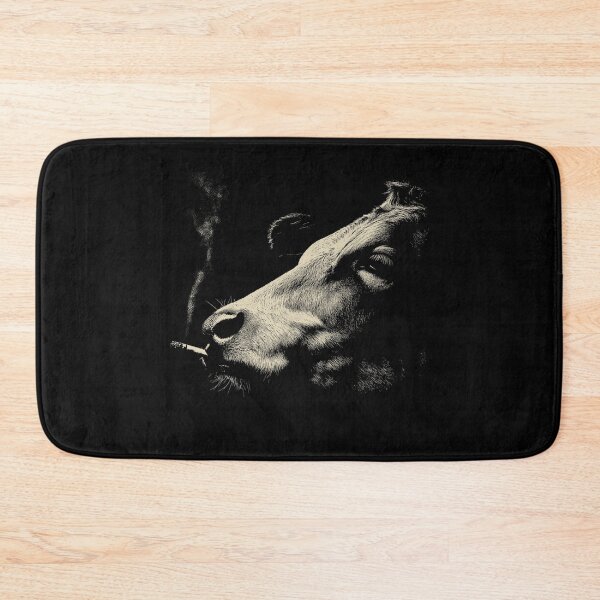 Item preview, Cigarette Smoking Cow Low Key Portrait designed and sold by k3rstman1.