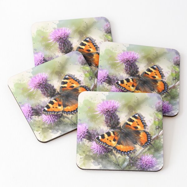 Item preview, Butterfly on Purple Thistle designed and sold by cuprum.