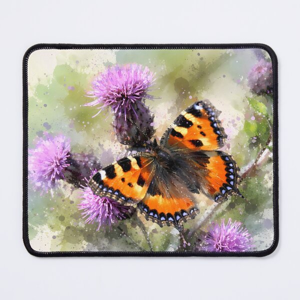 Item preview, Butterfly on Purple Thistle designed and sold by cuprum.