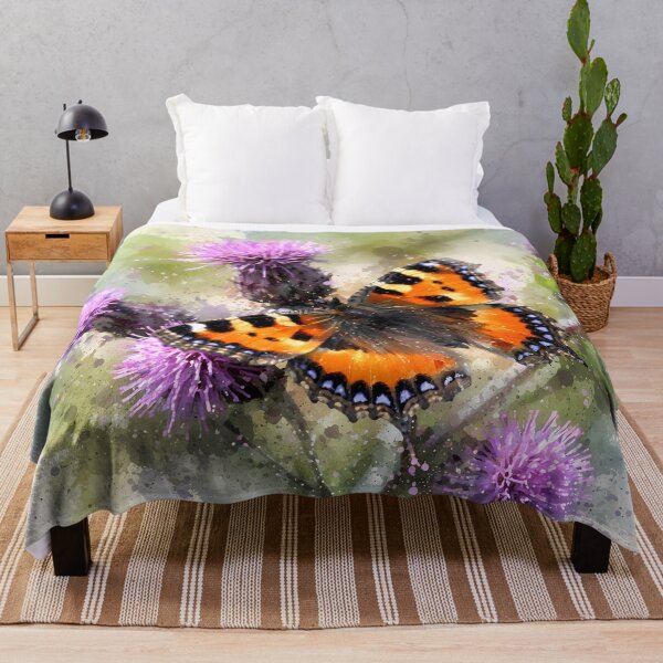 Item preview, Butterfly on Purple Thistle designed and sold by cuprum.