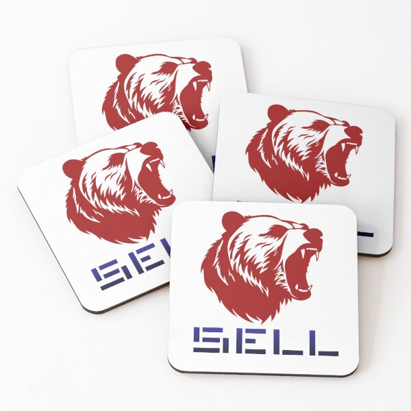 Item preview, Bearish Sell – Stock Market Bear Investor Trading Design designed and sold by Artsy Corner.