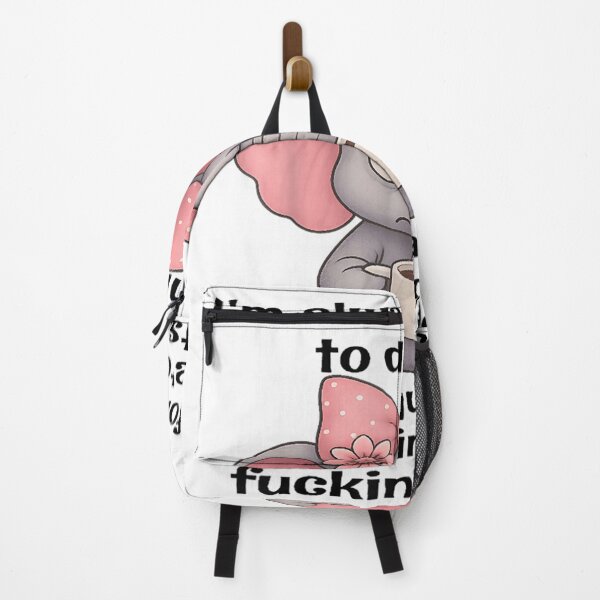 Item preview, Sarcastic Grumpy Elephant Drinking Coffee Not Qualified For Dealing With Idiots designed and sold by HarinDonreka.