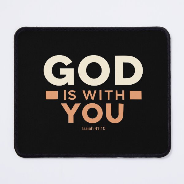 Item preview, God Is With You Minimal Typography designed and sold by Sunniz.
