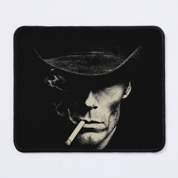 Item preview, Rugged Cowboy Smoking Cigarette Portrait designed and sold by k3rstman1.