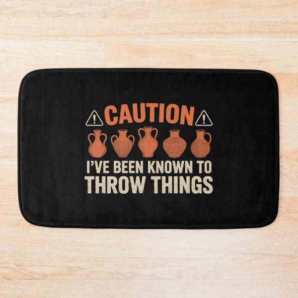 Item preview, Caution ive been known to throw Things Pottery designed and sold by sterabamineh.