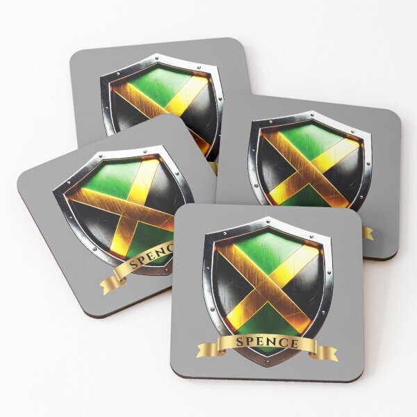 Item preview, Spence Jamaica Family Name Shield designed and sold by Highlandkings.