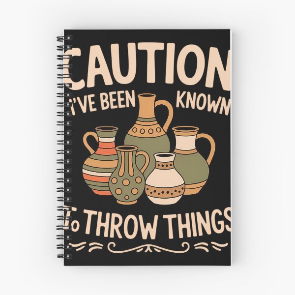 Item preview, Caution Throw Things Pottery Potter Ceramic Clay 2 designed and sold by sterabamineh.