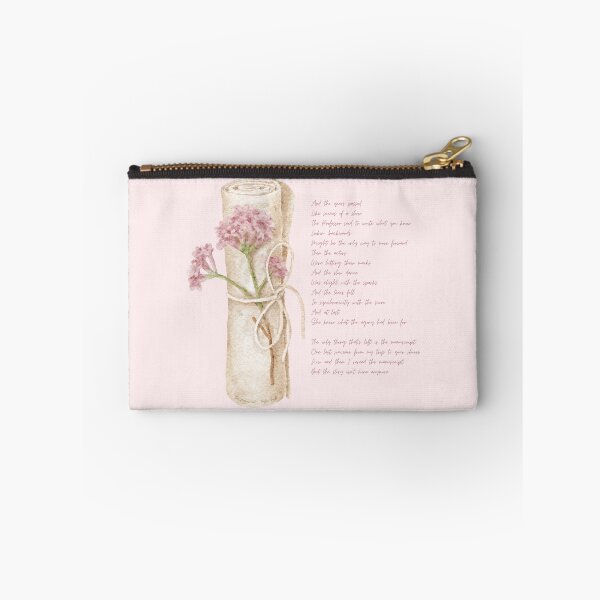 Item preview, The Manuscript - Watercolour Scroll with Flowers and Lyrics designed and sold by EmiMills.