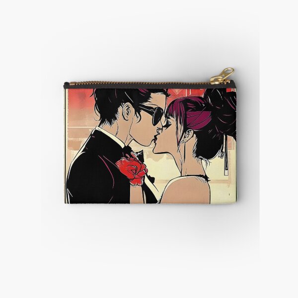 Item preview, Romantic Gothic Couple Kiss Alternative Love Aesthetic designed and sold by Shoot-The-Moon.