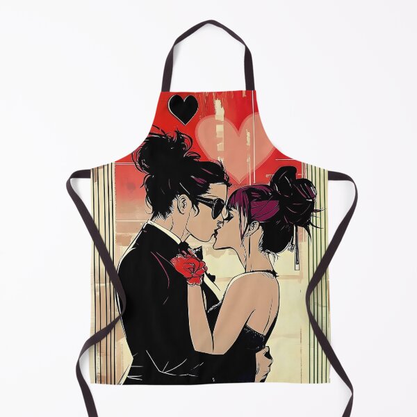 Item preview, Romantic Gothic Couple Kiss Alternative Love Aesthetic designed and sold by Shoot-The-Moon.