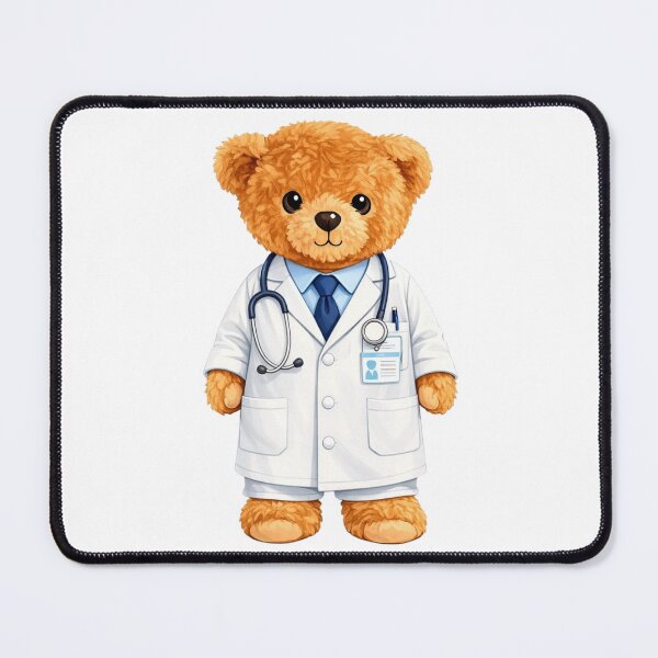 Item preview, Cute Doctor Teddy Bear with Stethoscope - Medical Student Gift ? designed and sold by CuteBear87.