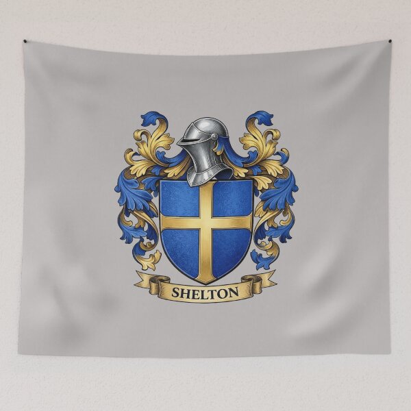 Item preview, The Shelton Family Coat of Arms designed and sold by BagTown Clans.