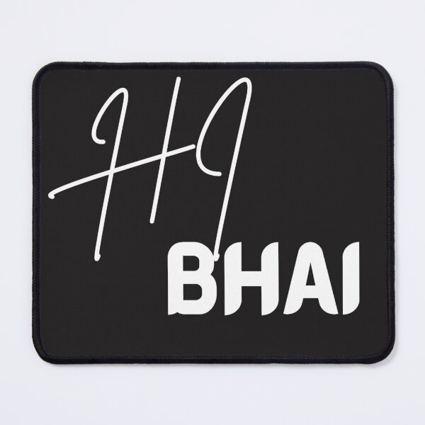Item preview, Hi Bhai Funny Typography T-Shirt – Desi Slang Street Style Design designed and sold by Dew Drop wear.