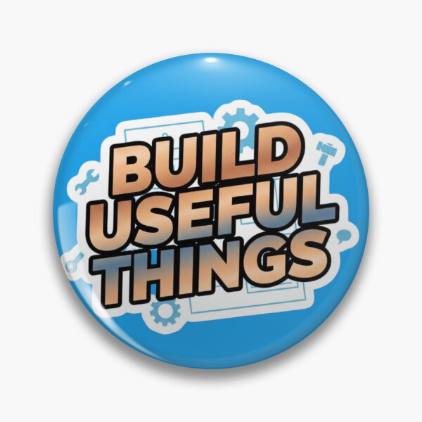 Item preview, Build Useful Things Engineer Maker Motivation Sticker designed and sold by Scro-Ciob-Shop.
