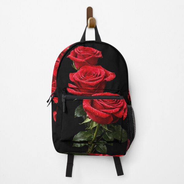 Item preview, Midnight Bloom: Trío de rosas carmesí con gotas de agua designed and sold by Dreamy Armine Art.