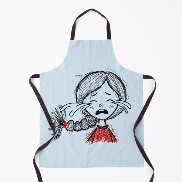 Item preview, Sad Crying Scribble Girl Reaction Sticker | Cute Moody Doodle Character | Emotional Introvert Aesthetic designed and sold by Moodypops.