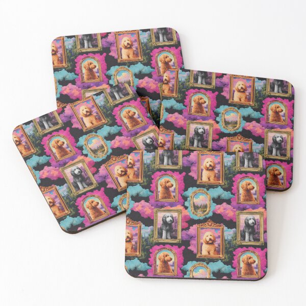 Item preview, Fine Art Toile de Jouy - Labradoodles and Goldendoodles designed and sold by AstrologyOven.