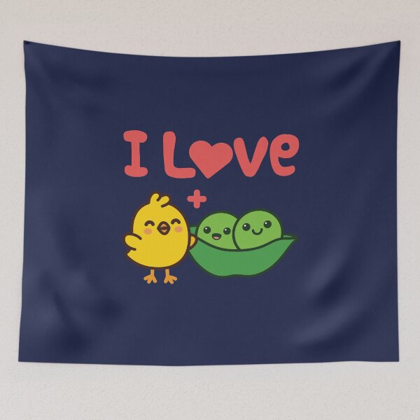 Item preview, I Love Chickpeas Hummus Lover designed and sold by jaygo.