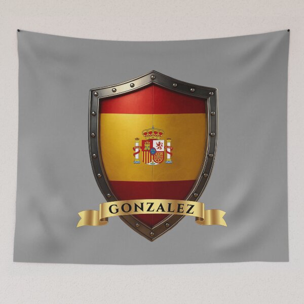 Item preview, Gonzalez Spain National Heritage Shield designed and sold by Highlandkings.