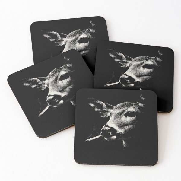 Item preview, Deer Smoking Cigarette Low Key Portrait designed and sold by k3rstman1.