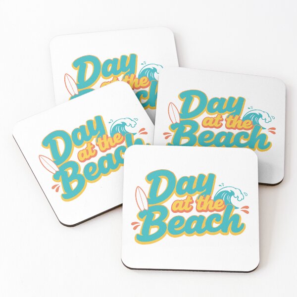 Item preview, Day at the Beach Surf Shirt, Summer Beach Vacation Tee, Retro Surfboard Wave Graphic T-Shirt designed and sold by Design-Pro-21.