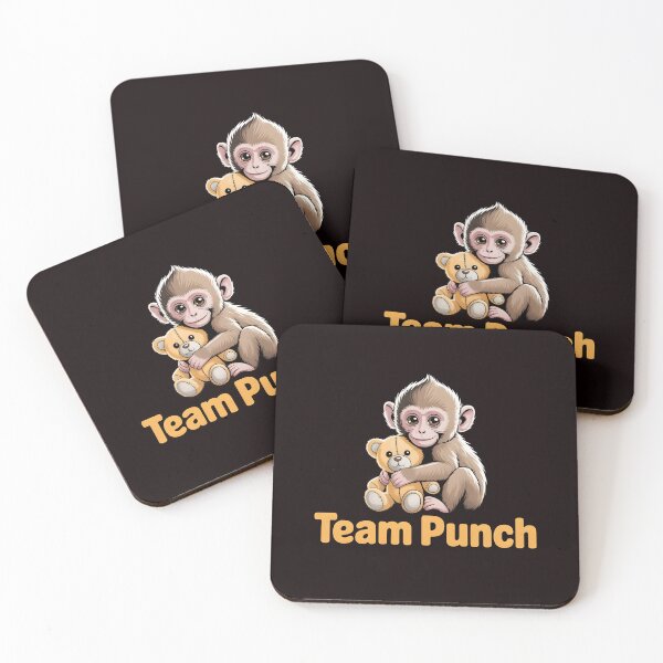 Item preview, Team Punch – Cute Baby Monkey Macaque From Japan Zoo designed and sold by Redgiant87x.