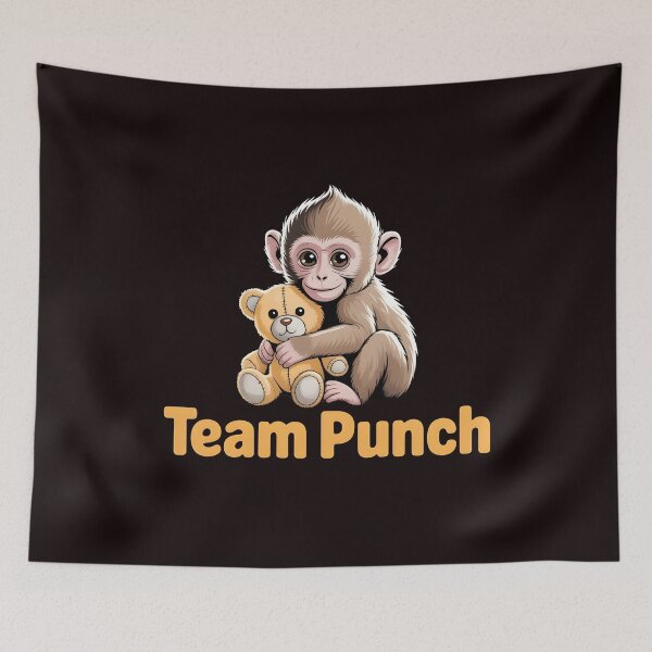Item preview, Team Punch – Cute Baby Monkey Macaque From Japan Zoo designed and sold by Redgiant87x.
