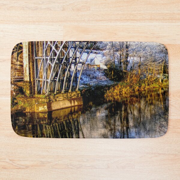 Item preview, DSCF1122 Ironbridge Reflection in Spring Snow designed and sold by jalfc46.