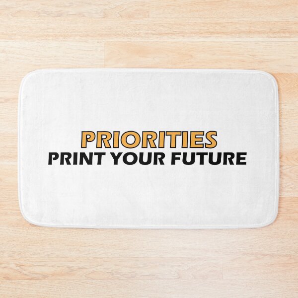 Item preview, Priorities print your future designed and sold by Positive Mindzet!.