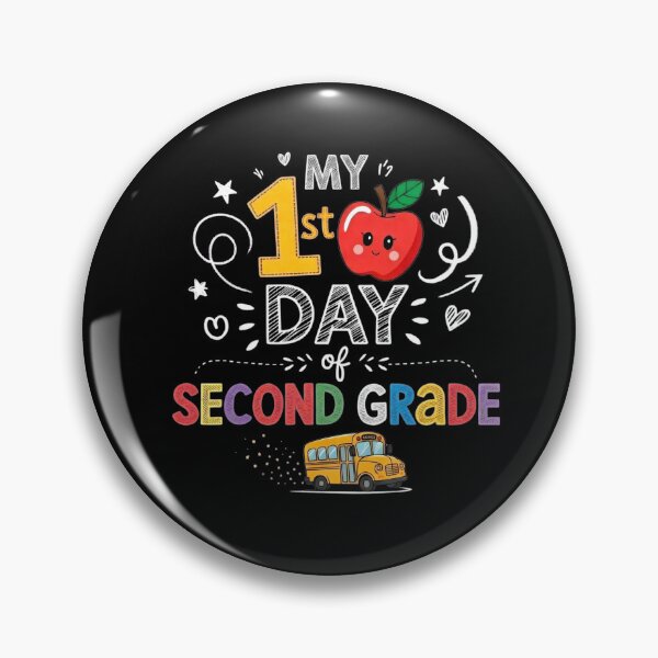 Item preview, My First Day of 2nd Grade School Bus Apple Kids Boy Girl designed and sold by clothesy7.
