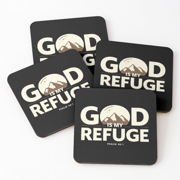 Item preview, God My Refuge Psalm Design designed and sold by Sunniz.