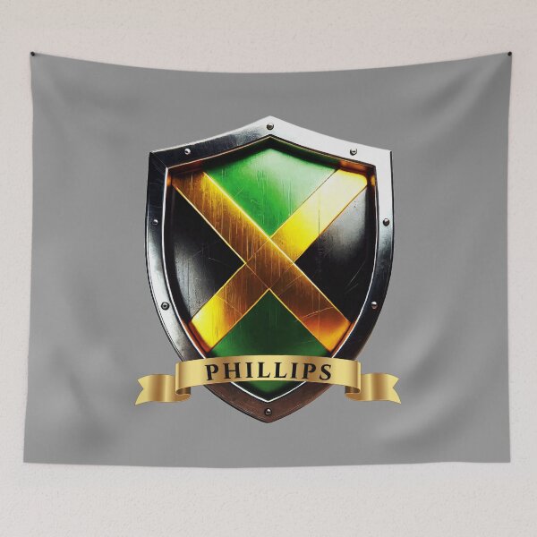 Item preview, Phillips Jamaica Heraldic Name Shield designed and sold by Highlandkings.