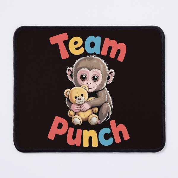 Item preview, Team Punch – Funny Cute Baby Monkey Macaque Design designed and sold by Redgiant87x.