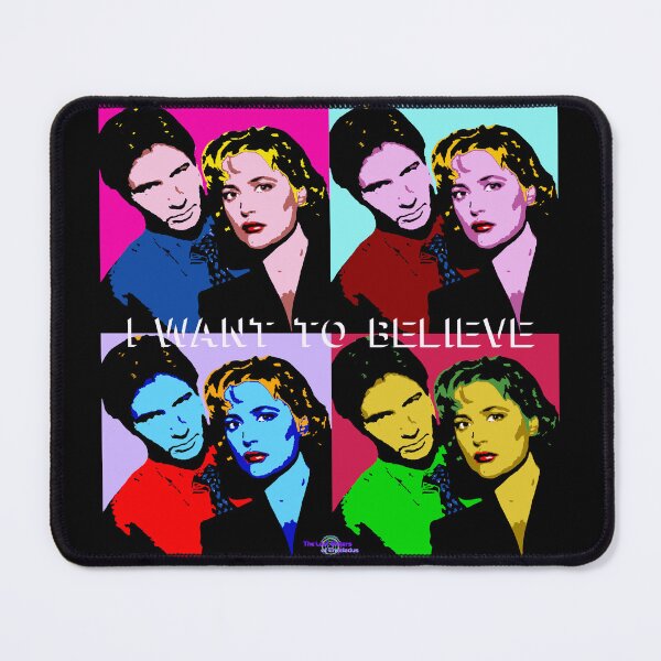 Item preview, I want to believe Warhol Pop Quad designed and sold by Lost Waters of Enceladus.