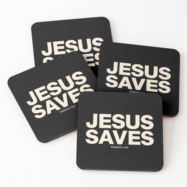 Item preview, Jesus Saves Bold Typography designed and sold by Sunniz.