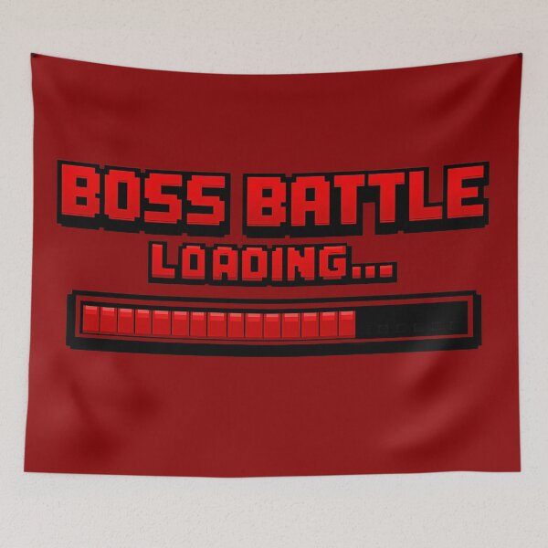 Item preview, Boss Battle Loading Retro Gaming Pixel Gift designed and sold by xmoudx.